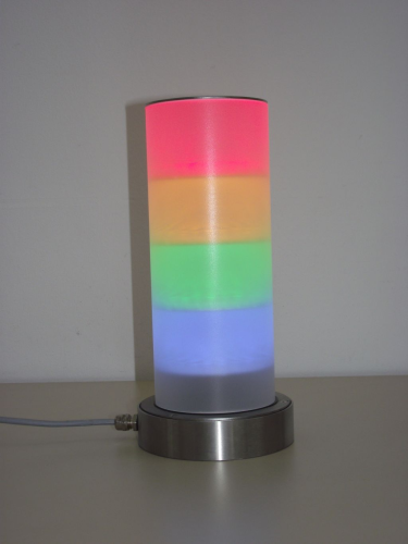 Signalleuchte, 4-Farben LED mit Edelstahlfuß - LED