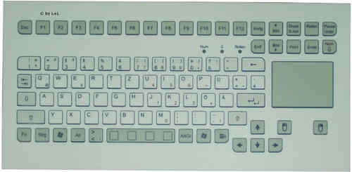 Folien-Tastatur mit Touchpad