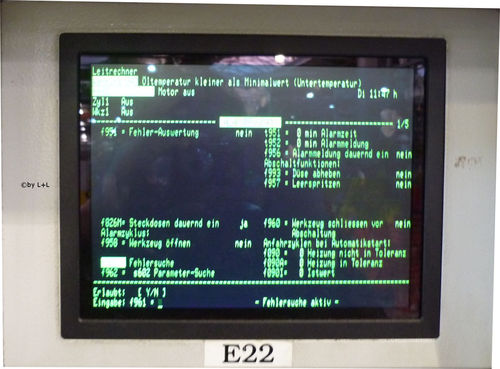 Reparatur EIZO TFT 10,4" Type FDC1008/S/010000C139, Arburg